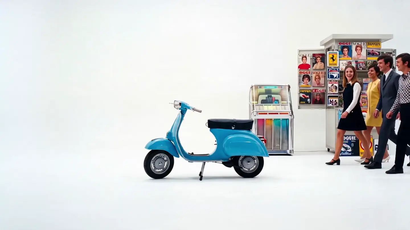 Frame 3 of 6 from 80 Years, Vespa