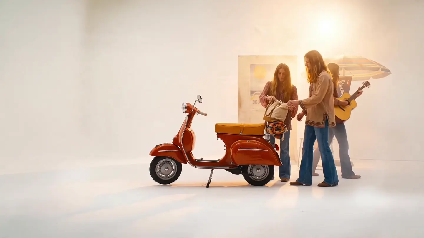 Frame 5 of 6 from 80 Years, Vespa